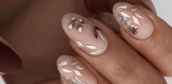 свадебные ногти с цветами архангельск ногти тут